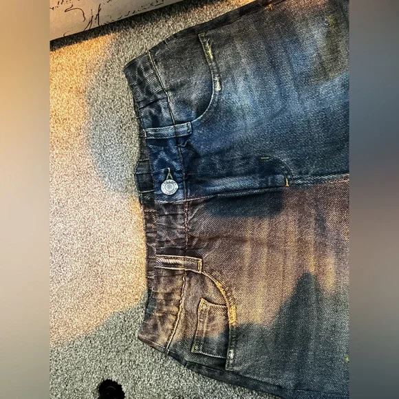 HALARA Wide-Leg Sweat Pant Jeans in Dark Blue Fade - Picture 10 of 12